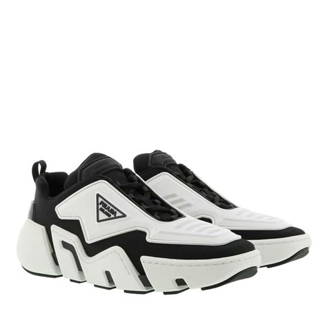 prada technical fabric pumps|Black/white Technical fabric sneakers .